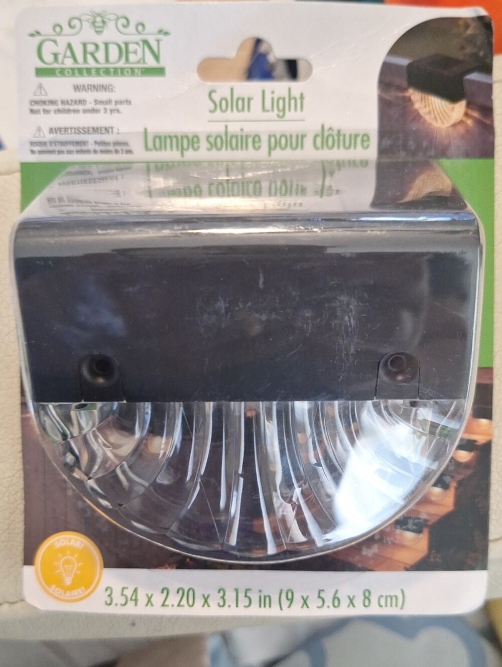 Solar Light - Black/Clear
